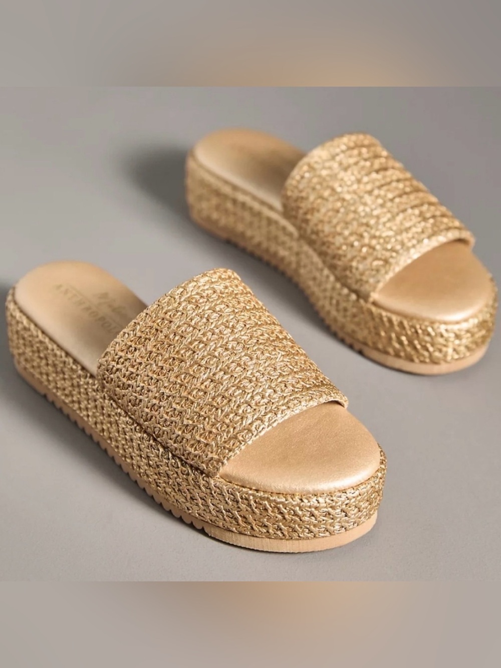 Anthropologie Matisse Montego Platform Slides